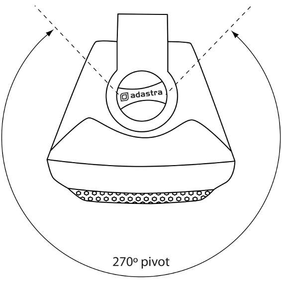 ADASTRA BC4V-B PASSIVE WALL MOUNT SPEAKER 4IN BLACK 35W 100V