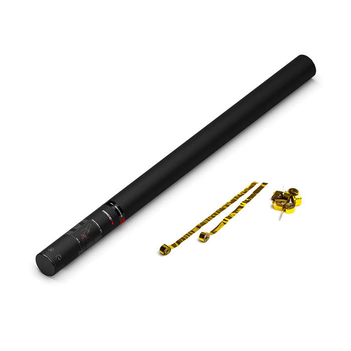 Magic FX - GOLD METALLIC HANDHELD CANNON PRO - STREAMERS