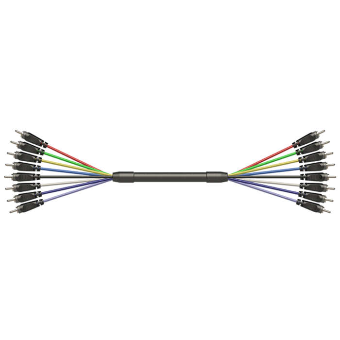 Roxtone - 6M SIGNAL LEAD 8 RCA M  8 RCA M