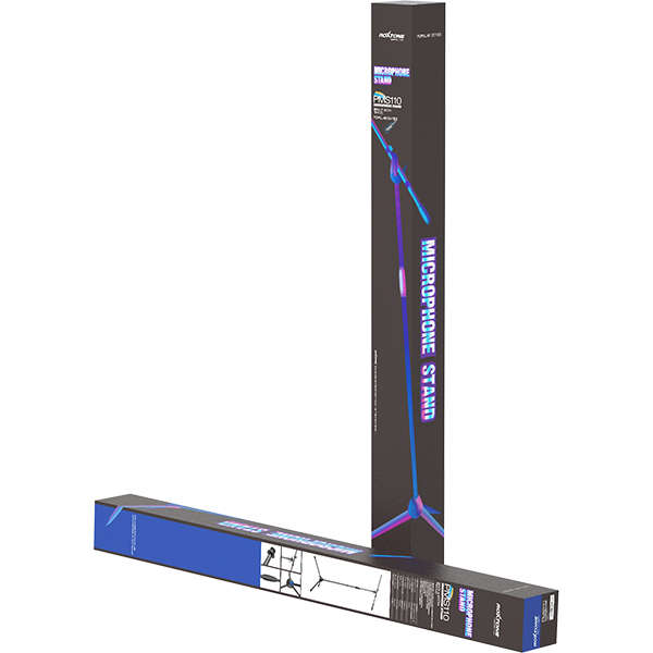 Roxtone - MICROPHONE STAND WITH BOOM BLACK