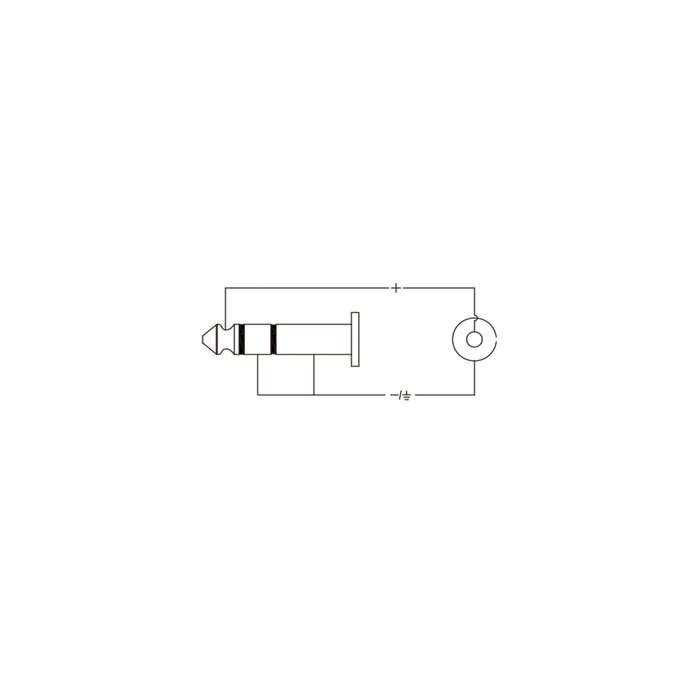 ROXTONE ADAPTOR 6.3mm MONO MALE TO RCA FEMALE