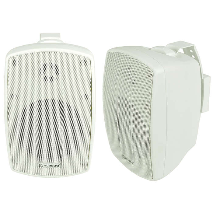 ADASTRA BH4-W PASSIVE WALL MOUNT SPEAKER 4IN WHITE 30W 8 OHM IP44 PAIR