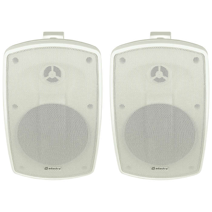 ADASTRA BH5-W PASSIVE WALL MOUNT SPEAKER 5IN WHITE 50W 8 OHM IP44 PAIR