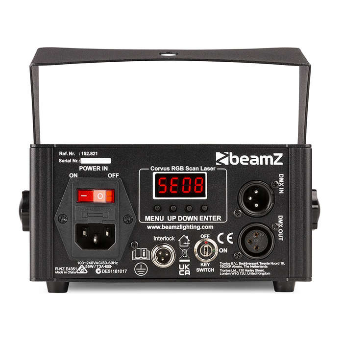BEAMZ CORVUS LASER RGB