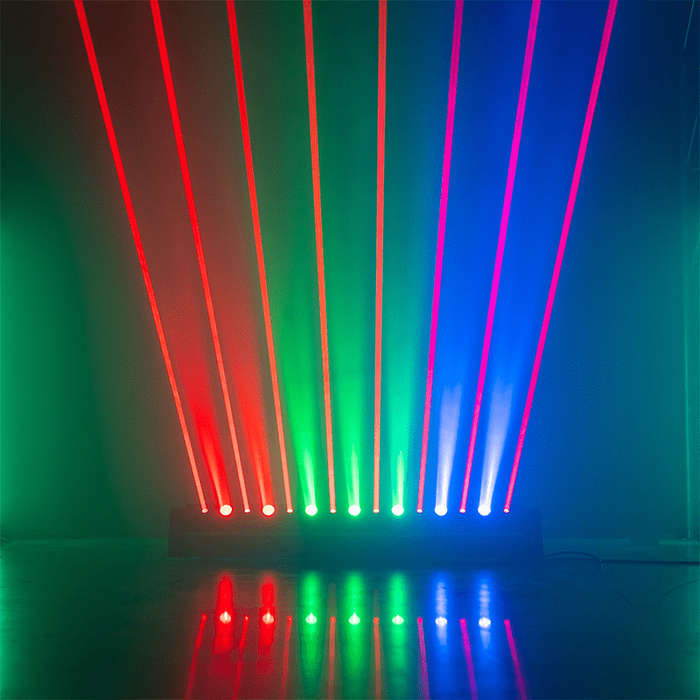 BEAMZ HYADEN LED MOVING BAR  7X 3W RGBW