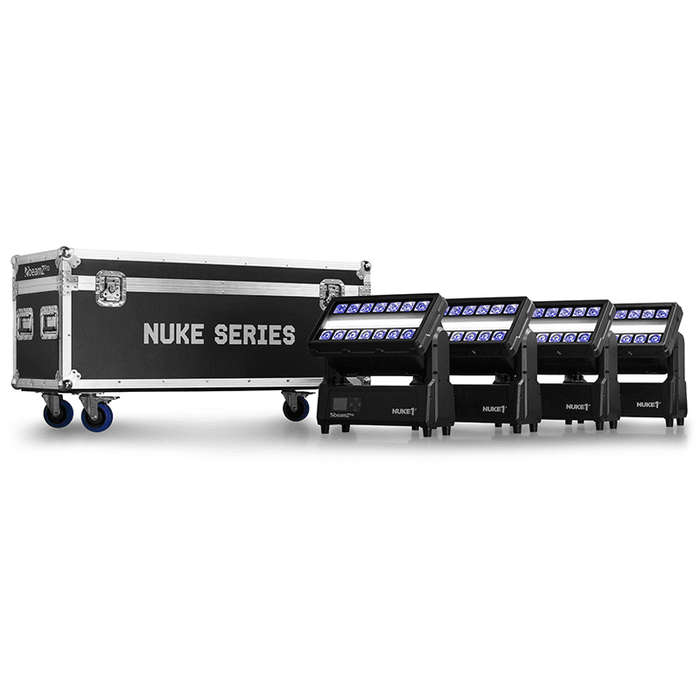 BEAMZPRO FLCNL04 FLIGHTCASE FOR 4X NUKE