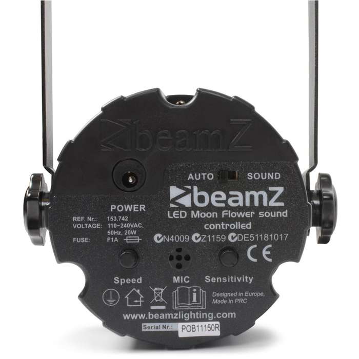 BEAMZ LED MOON FLOWER RGBAW