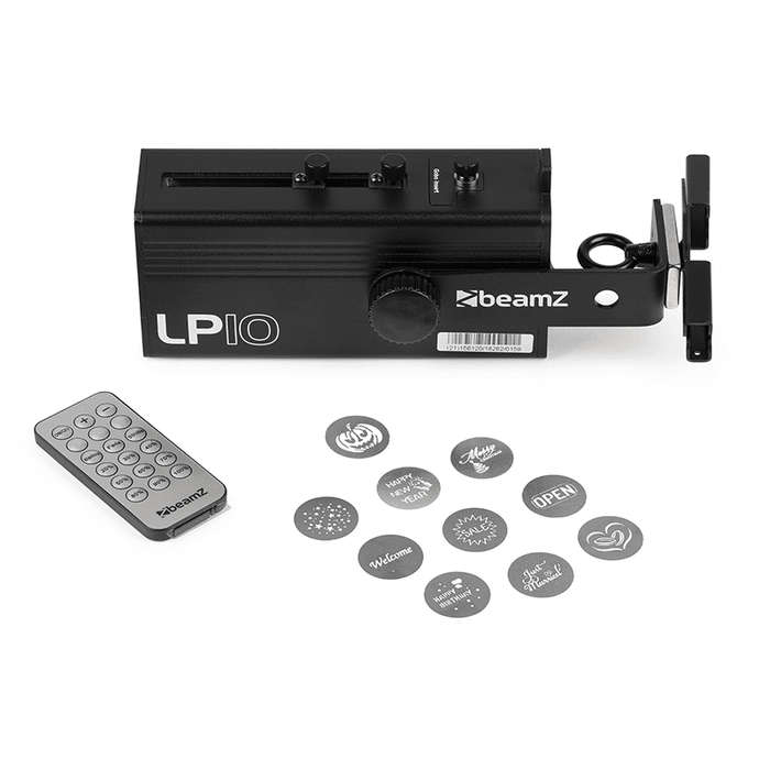 BEAMZ LP10 LED LOGO/GOBO PROJECTOR 1x 10W CW