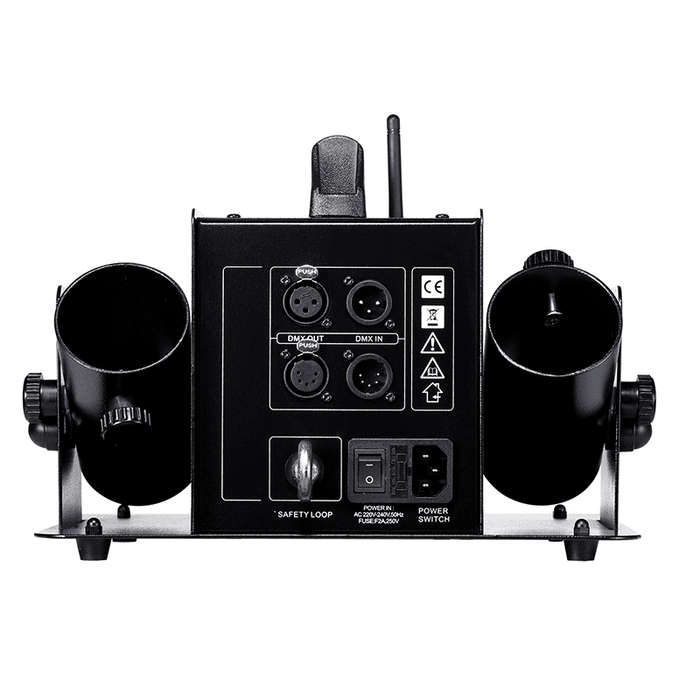 DJPOWER R-5 DUAL-OUTPUT ELECTRIC CONFETTI LAUNCHER
