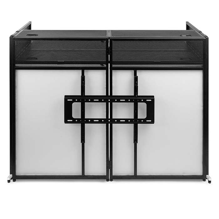 Vonyx - DB6 PRO DJ BOOTH WITH TV BRACKET 32" - 65"