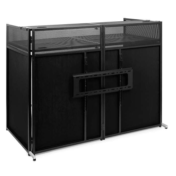 Vonyx - DB6 PRO DJ BOOTH WITH TV BRACKET 32" - 65"
