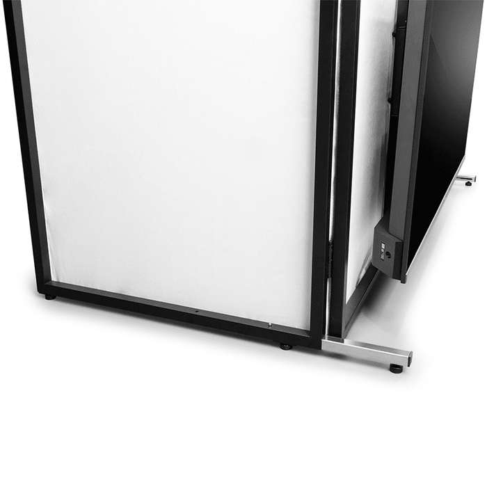Vonyx - DB6 PRO DJ BOOTH WITH TV BRACKET 32" - 65"