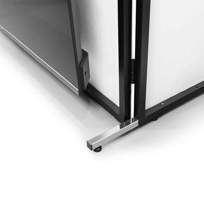 Vonyx - DB6 PRO DJ BOOTH WITH TV BRACKET 32" - 65"