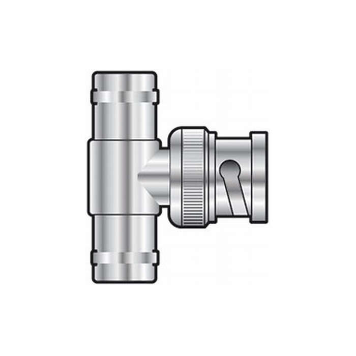 TVA ADAPTOR BNC MALE TO 2x BNC FEMALE