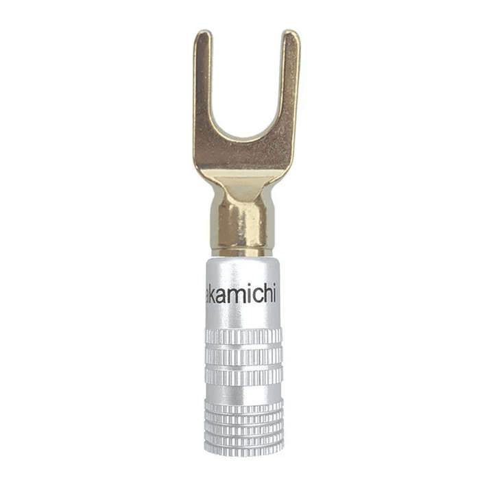TVA CONNECTOR SPADE PLUG NAKAMICHI BLACK