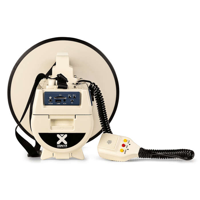Vonyx - MEG150 MEGAPHONE 200W WITH RECORD AND SIREN