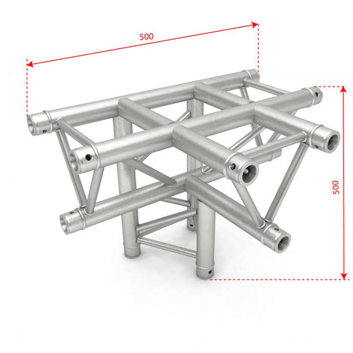ALUSTAGE TRIO 290 TRUSS 90 4 WAY T-PIECE