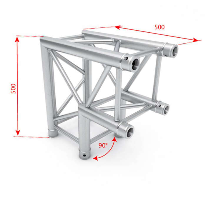 ALUSTAGE QUAD 290 TRUSS 2 WAY 90 DEG CORNER