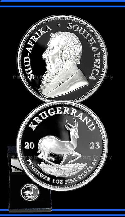 *#* 2023 SA Mint Silver 1oz Proof Krugerrand  *#*