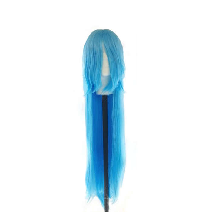 Long-Fringe 100cm Cosplay/Fashion Wig - Sky Blue