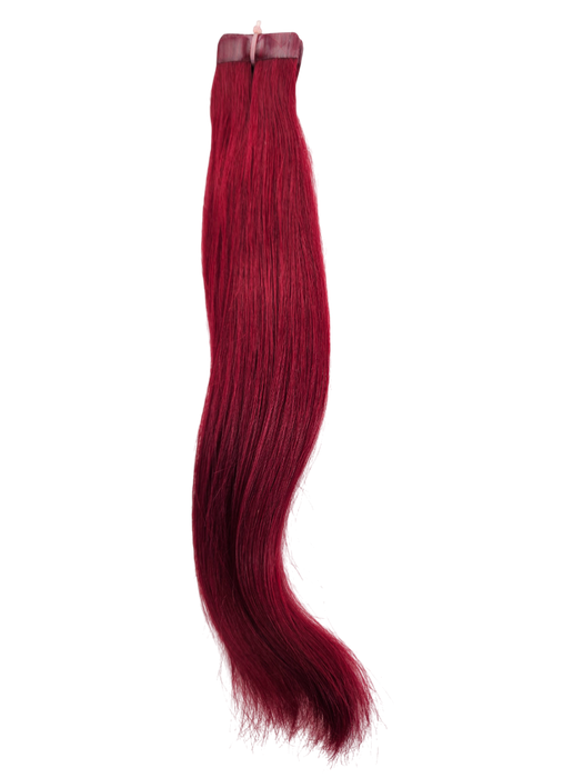 25cm *99J Plum Tape in 10pc Indian remy human hair