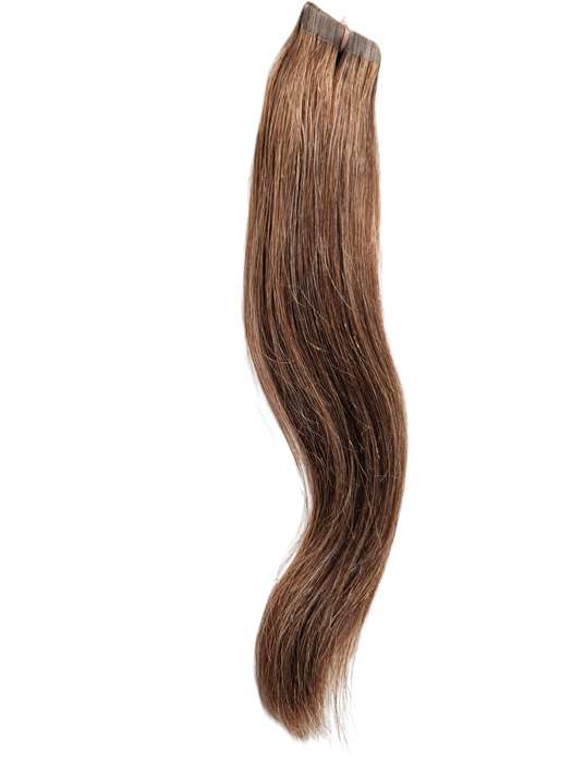 30cm *M4-12 Light brown mix Tape in hair extensions 10pc European remy human hair