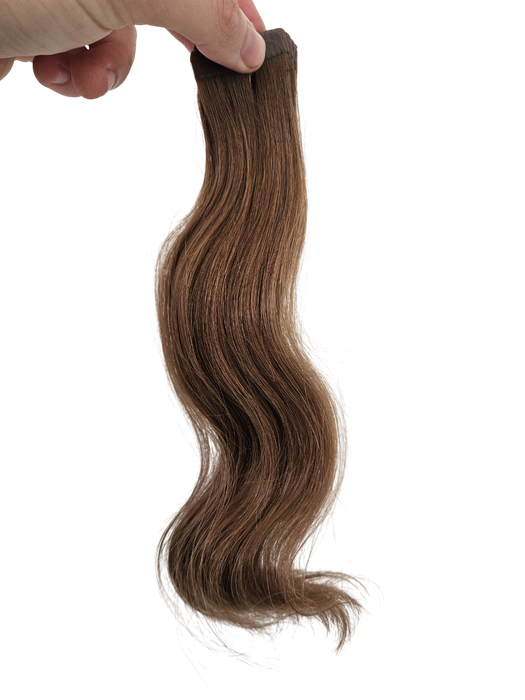 30cm *8.13 Golden light brown Tape in hair extensions 10pc European remy human hair