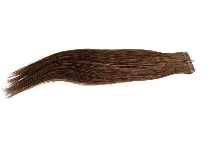 30cm *7.11 Extra ash dark blonde Tape in hair extensions 10pc European remy human hair