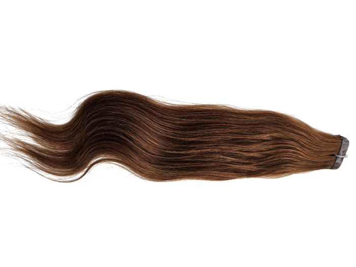 30cm *6 Chestnut brown Tape in 10pc Indian remy human hair