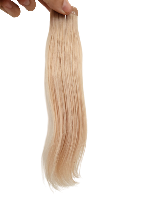 30cm *11.8 Silver pearl blonde Tape in hair extensions 10pc European remy human hair