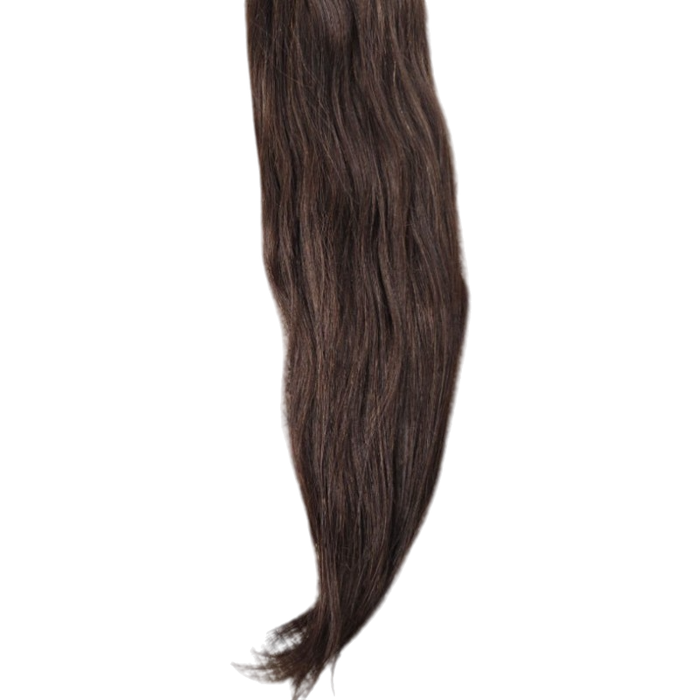Straight color 2 35cm (14") XXL 7pc clip in - 100% Brazilian remy human hair