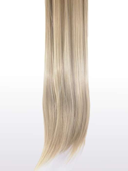 10 Piece Straight Long 55-60cm Full Head Clip-on Hair Extensions XXL - 16M60 Ash Beige Light Blonde