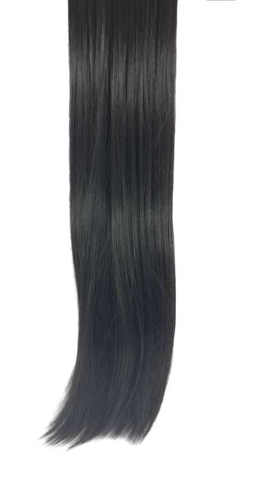 10 Piece Straight Long 55-60cm Full Head Clip-on Hair Extensions XXL - 2 Dark Brown Straight