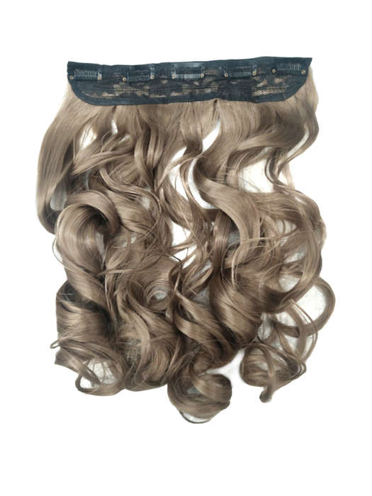 1 Piece Wavy 5 Clip Synthetic Hair Extension XXL 60cm - 18m22 Ash Blonde
