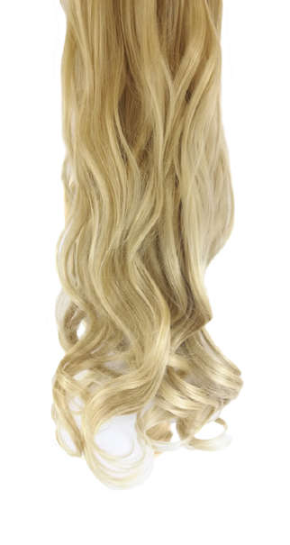 10 Piece Wavy Long 55-60cm Full Head Clip-on Hair Extensions XXL - 22-613 Light Blonde Mix