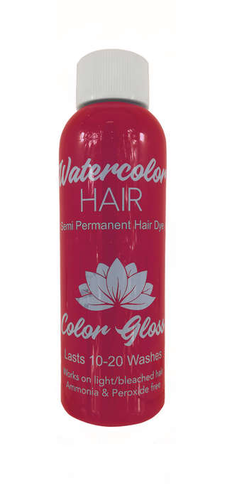 Watercolor Semi-Permanent Liquid Hair Dye 100ml - Magenta