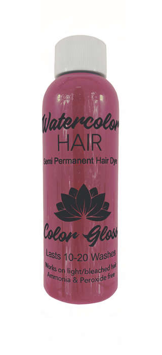 Watercolor Semi-Permanent Liquid Hair Dye 100ml - Musky Pink
