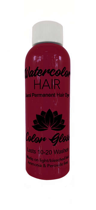 Watercolor Semi-Permanent Liquid Hair Dye 100ml - Ruby Rose