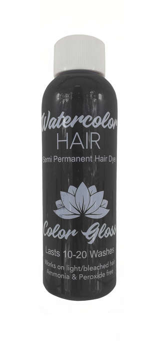 Watercolor Semi-Permanent Liquid Hair Dye 100ml - Steel Gray