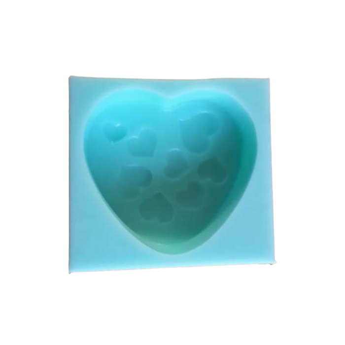 Little Heart Filled Heart Silicone Mould