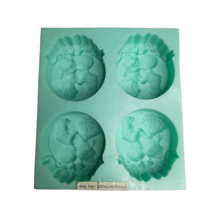 4 Cavity Bridal Silicone Mould - 149g