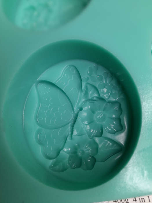 4 Cavity Butterfly Garden Silicone Mould - 134g