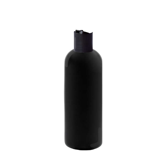 Boston Bottle with Disc Top (Black) - 100ml