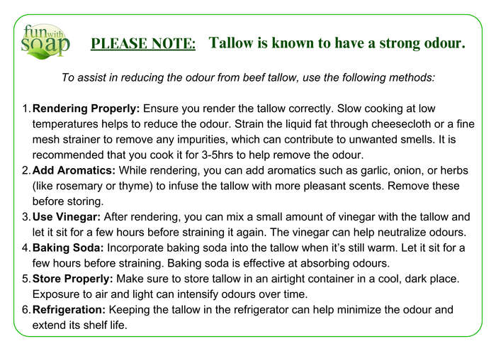 Beef Tallow (A-Grade) - 5kg