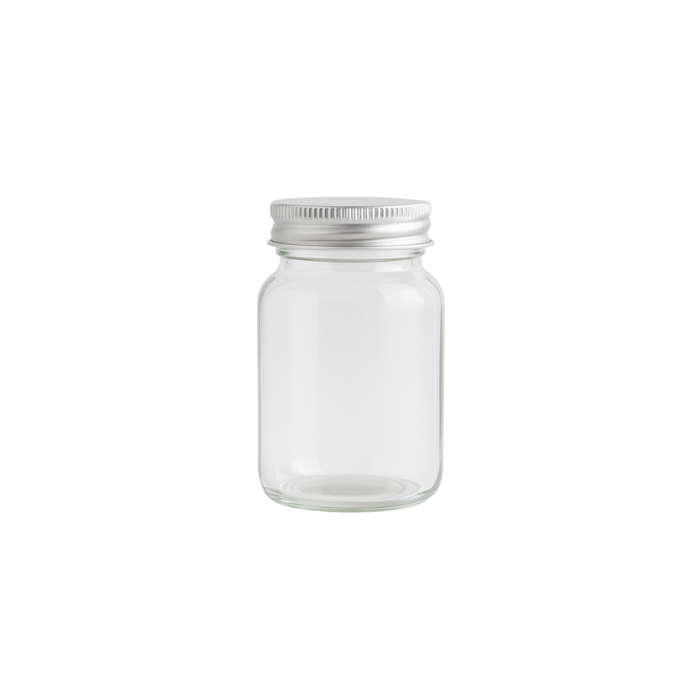 Round Plastic Bottle with Lid - 4x6cm each