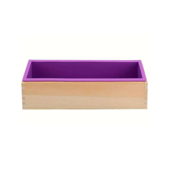 Silicone Loaf Mould In Wooden Box