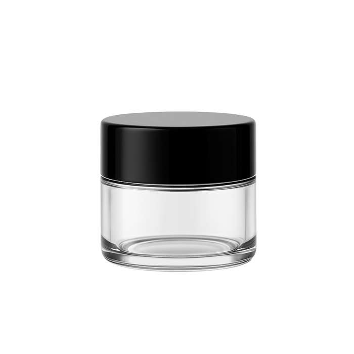 5pcs Lip Balm Container with Lid (Black Lid) - 10ml