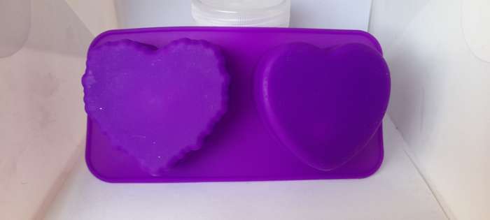 Floral Heart Mould - 2 Cavity