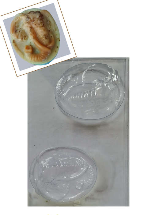 SB67 - Big Five Elephant Mould - 120g - PVC