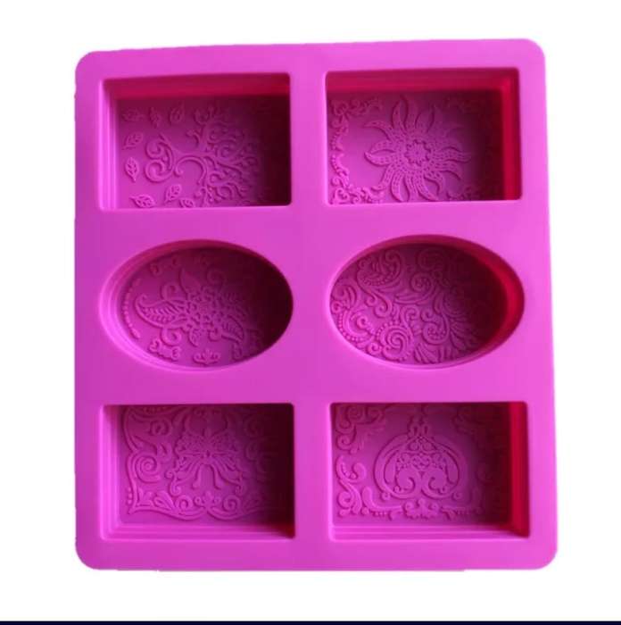 6 in 1 Broderie Franceise Silicone Mould